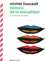 HISTORIA DE LA SEXUALIDAD 1