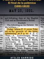 ¡FUERZA, FUERZA PEÑAROL! EL FINAL DE LA POLEMICA (1891-1913)