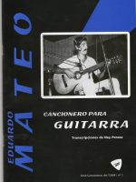 CANCIONERO PARA GUITARRA EDUARDO MATEO